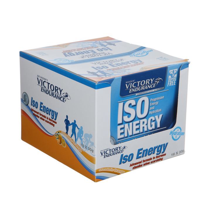 VICTORY ENDURANCE Iso Energy 16 sachets 30g Orange NTT Cdiscount Sport