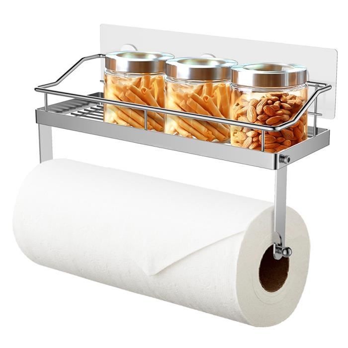 Oriware Support Papier Essuie Tout Avec Etagere Porte Rouleau De