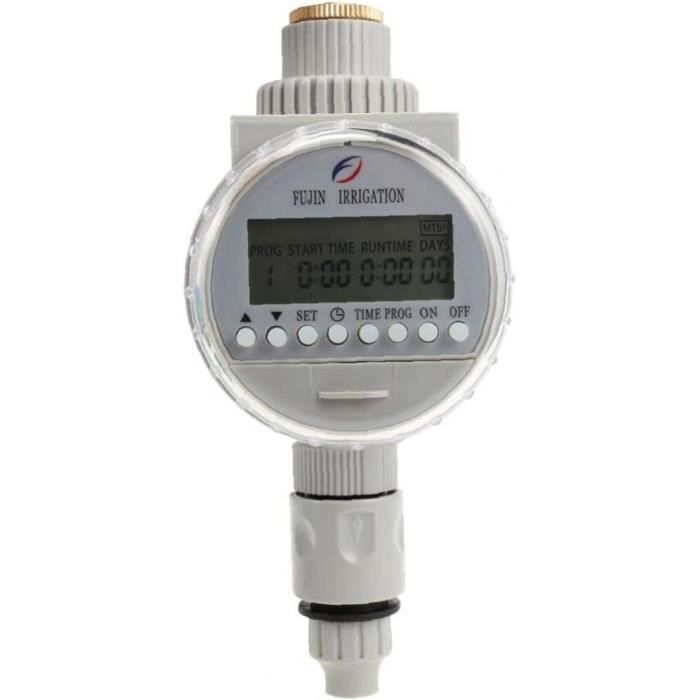 Minuteur D'Arrosage Automatique 2 Cadrans - Contrôleur Irrigation Jardin Numérique Pour Pelouse Et Plantes