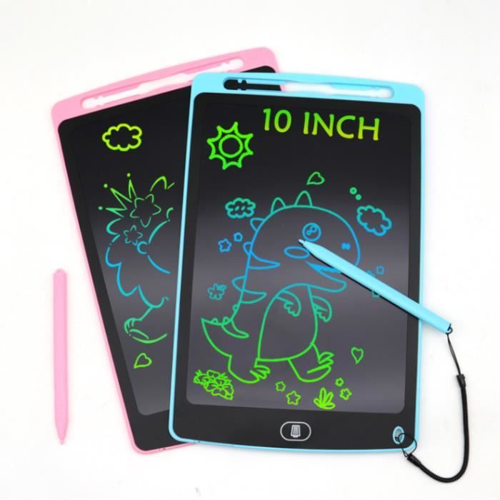 2 Packs Tablette Enfant 10inch Tablette d'écriture Couleur Planche