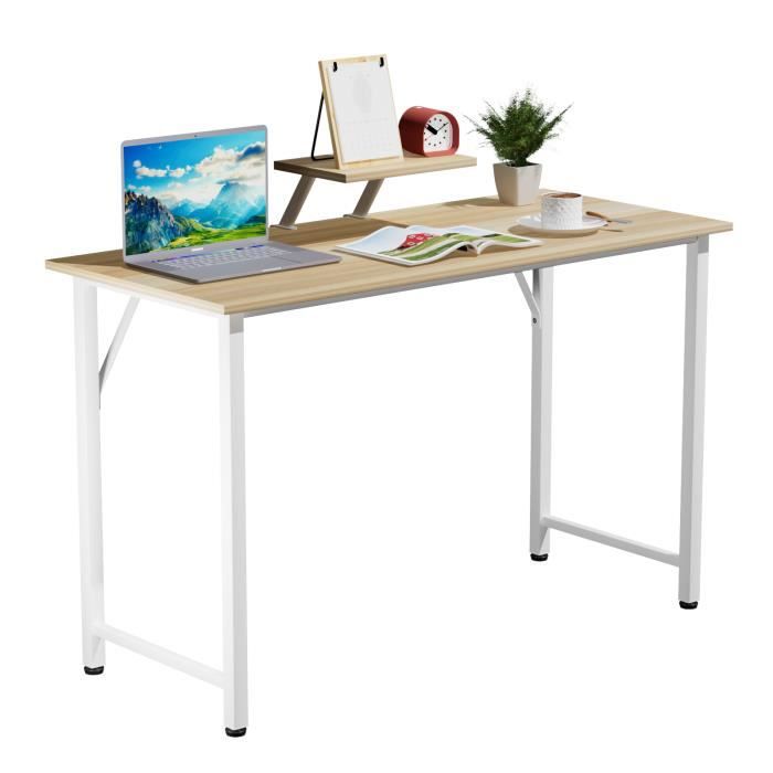 Bureau d'ordinateur, 80x40cm de petite table de bureau, bureaux avec support de levage amovible, adapté aux bureaux, salon, maison