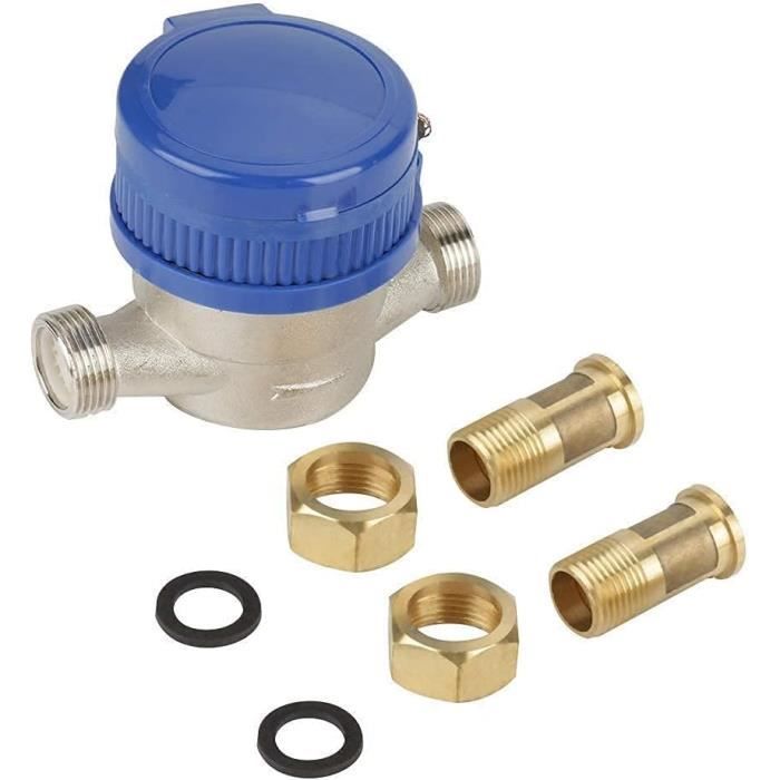 Compteur D Eau 1/2 Compteur D'Eau Dbit Froide Avec Cuivre Raccords QN 1.5 M3/h Dbitmtre D'au Pour Maison Et Jardin, Antigel Protection UV Compteur D' eau Dbit Froide Compteur Eau Compteur D Eau 1/2 Compteur D'Eau Dbit Froide Avec Cuivre Raccords QN 1.5 M3/h Dbitmtre D'au Pour Maison Et Jardin, Antigel Protection UV Compteur D' eau Dbit Froide Compteur Eau