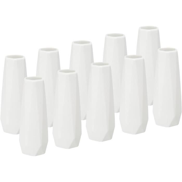 Fleur Vase, 10 Paquet Plastique Vase Petit Grand Floral Vase Incassable