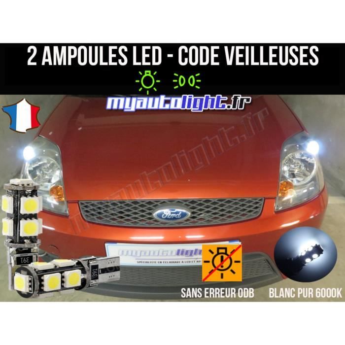 Pack veilleuses /à led blanc xenon pour FORD FIESTA MK6