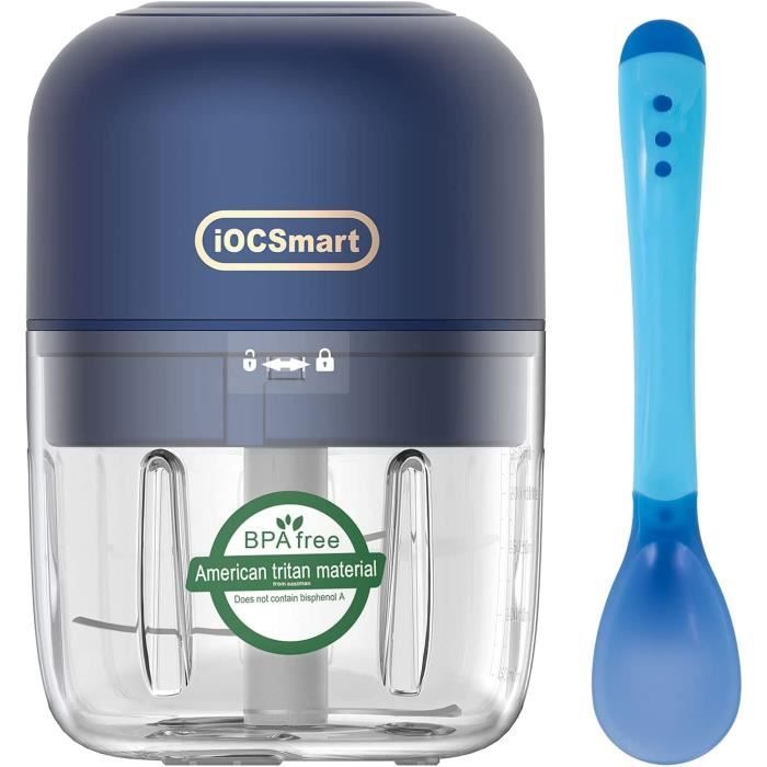 Mini hachoir électrique 250 ml, mini hachoir portable sans fil Mini hachoir électrique 250 ml, mini hachoir portable sans fil