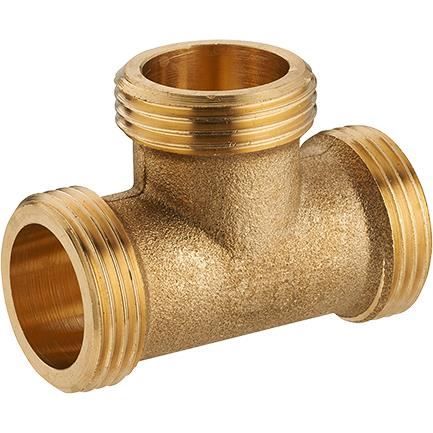Raccord Té En Laiton Réduit Femelle 1" X 1/2" X 1" - Pour Plomberie Et Chauffage, Vendu à L'unité