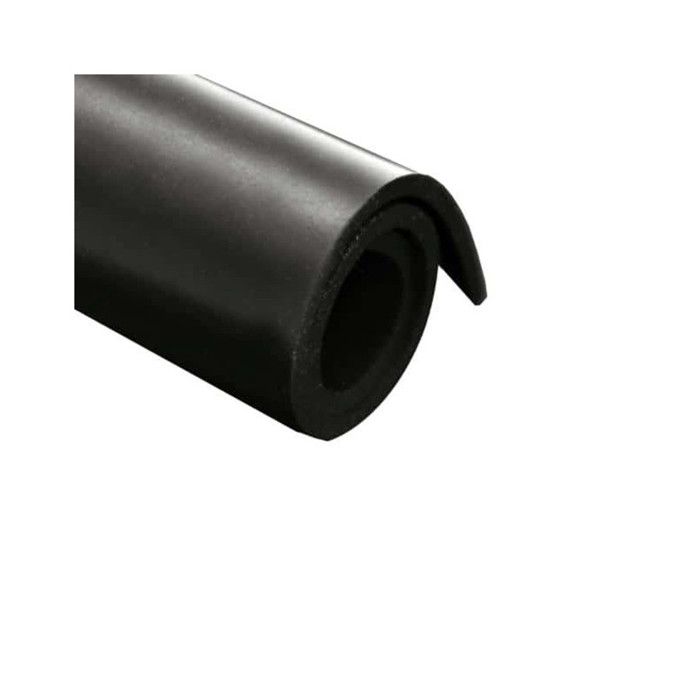 Bande de caoutchouc néoprène noir résistant 10 mm de large x 1 mm d’épaisseur x 5 m de long 