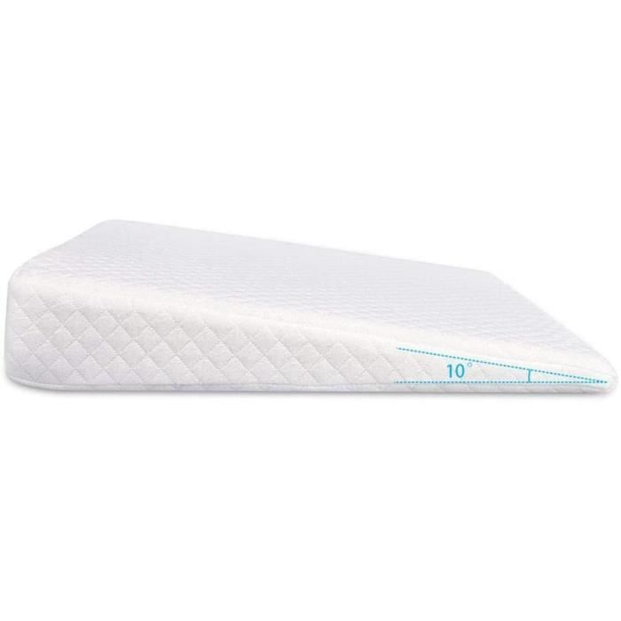 Memoire Resilience Coton Pente Amovible Forme En Forme Oreiller Anti Reflux Bebe Oreiller Bebe Berceau Cale Blanc Cdiscount Puericulture Eveil Bebe