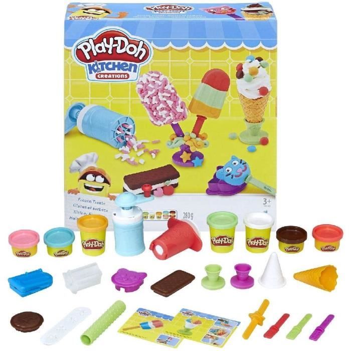 Loisirs Créatifs Play-Doh – Pate A Modeler - Les Glaces et Sorbets 453 -  Cdiscount Jeux - Jouets