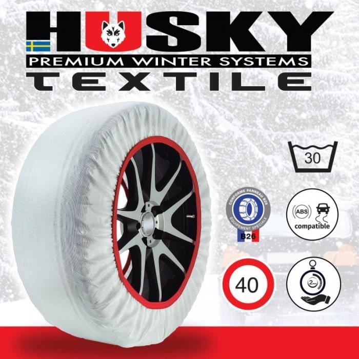 Chaussette Neige Textile Husky Taille XL Normes B26