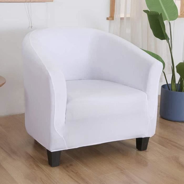 NIBESSER Housse de Canapé Tub Chair Imprimé Extensible Housse de Fauteuil Cabriolet Chesterfield élastique Modèle Tullsta