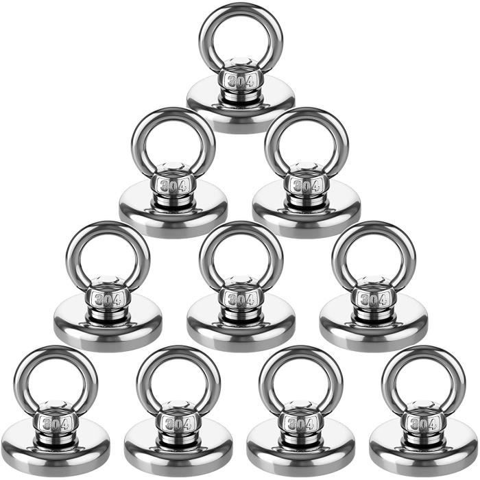 Aimants Néodyme N42 Adhésifs 20x6x1.5 Mm - Force 1.6 Kg - Lot De 10 - Puissants Et Polyvalents
