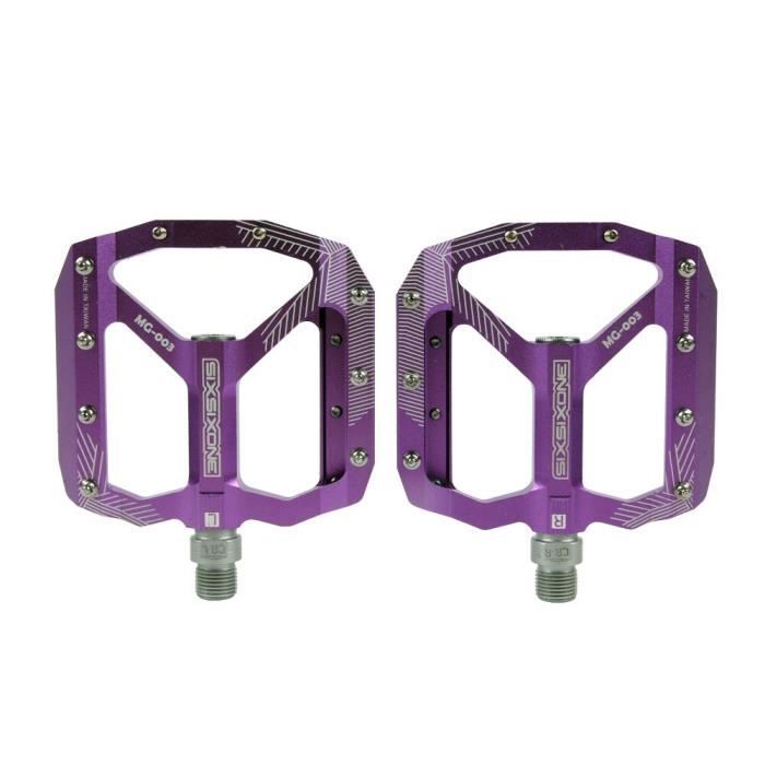 Pédales Vélos Route/VTT – Auto-verrouillantes SPD – CNC 3 Roulements – GE-152