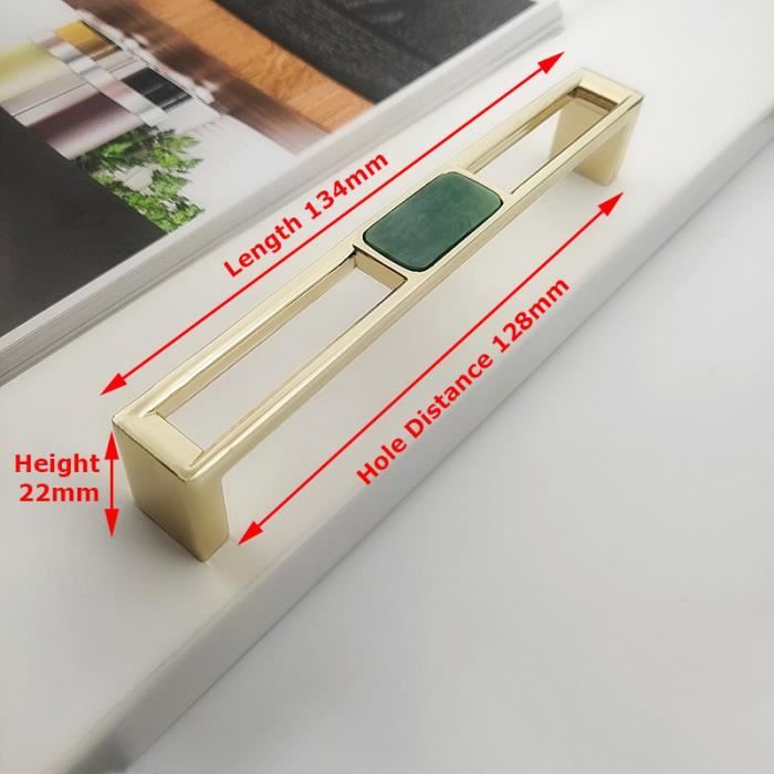 Silver Length 700mm -Poignées De Meuble En Alliage De Zinc,noires Et