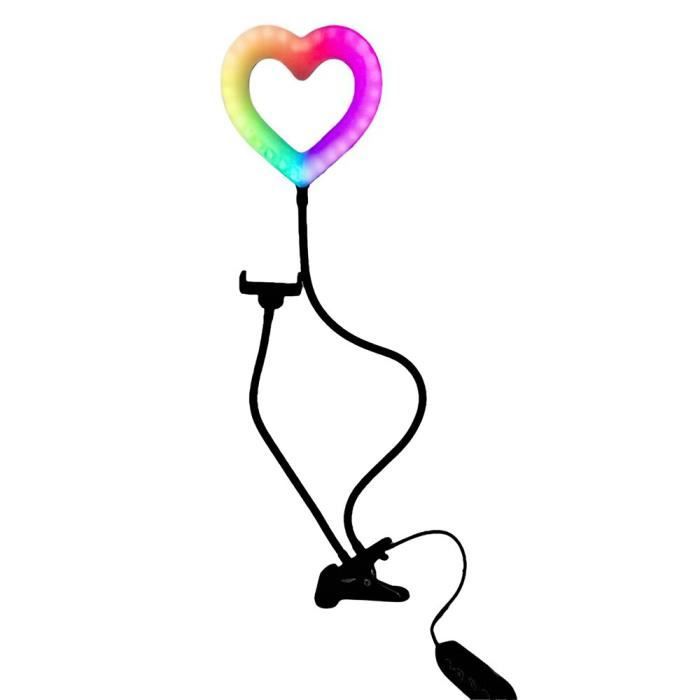 Lot De 8 Colliers Lumineux LED En Forme De Cœur Et Étoile – Fête, Mariage, Halloween