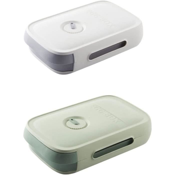 Boîte De Rangement à Œufs Pour Frigo - 18-20 Œufs - Tiroir Coulissant Automatique - Bleu