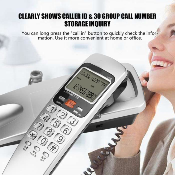Téléphone Fixe Motorola S1202 Duo Blanc - Fonctions Basiques, Affichage Appelant, Blocage, Mains Libres - Compatible Avec Ligne Fixe