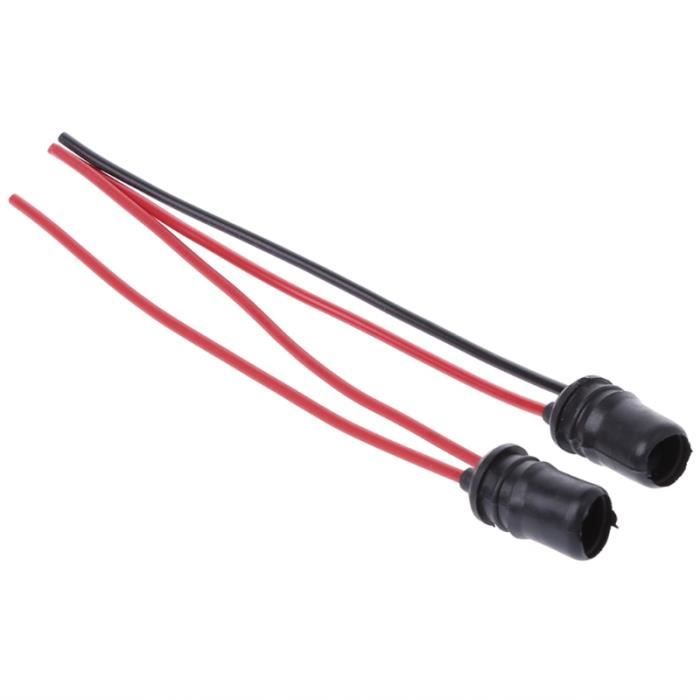 Câbles 2pcs - Support De Prise D'ampoule De Voiture W5w T10, Extension De Connecteur Pour Camions Et Bateaux,