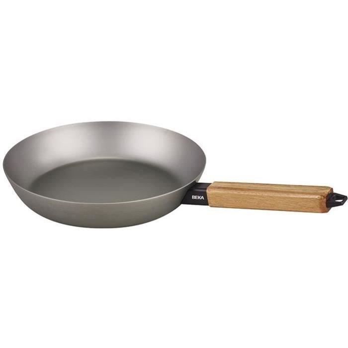 pr/étrait/é Po/êle Grill en Fonte Po/êle /à Frire Sauteuse 25 cm