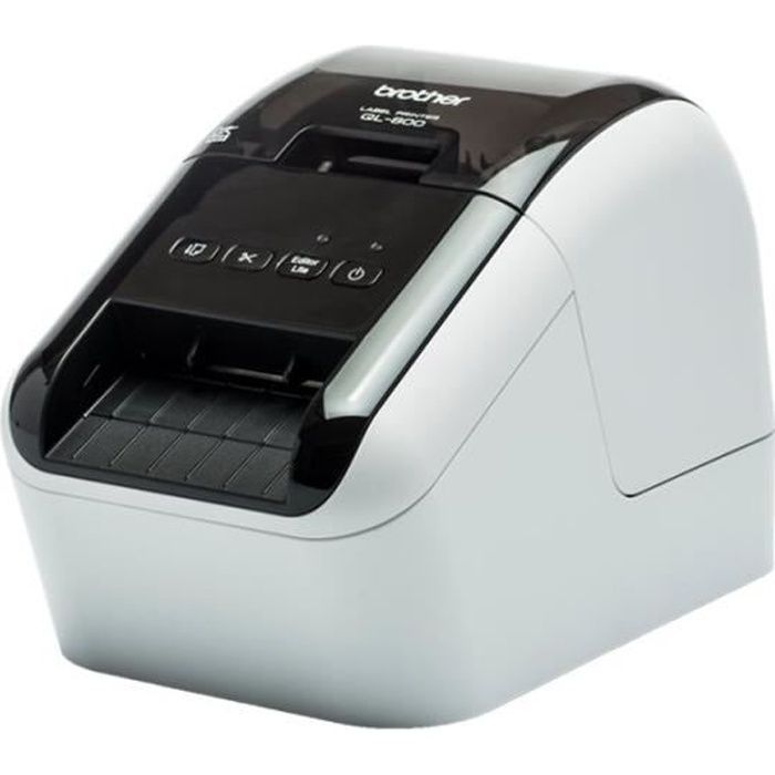 Brother QL-800 Imprimante d'étiquettes papier thermique rouleau (6,2 cm) 300 x 600 ppp jusqu'à 93 étiquettes-minute USB 2.0