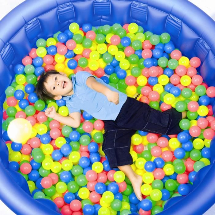 100 Balles De Piscine A Balles En Plastique Colorées Sans Plastifiants Pour Bebe Enfant A Partir 1 Mois