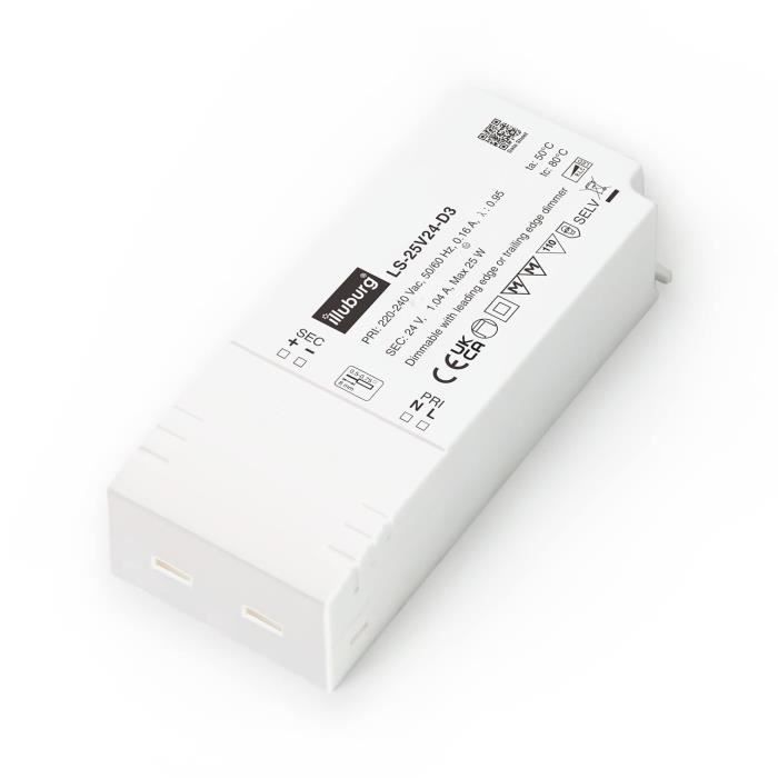 Transformateur Alimentation 220-240V Pour Bande LED 5050 – Prise EU, Puissant & Fiable Greensun