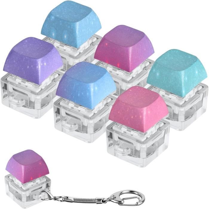 Jouet Fidget Clavier Avec 4 Boutons Et Porte-clés - Soulagement Du Stress - Clics Réalistes - En ABS Robuste - Idéal Pour Bureau, Maison, Déplacements