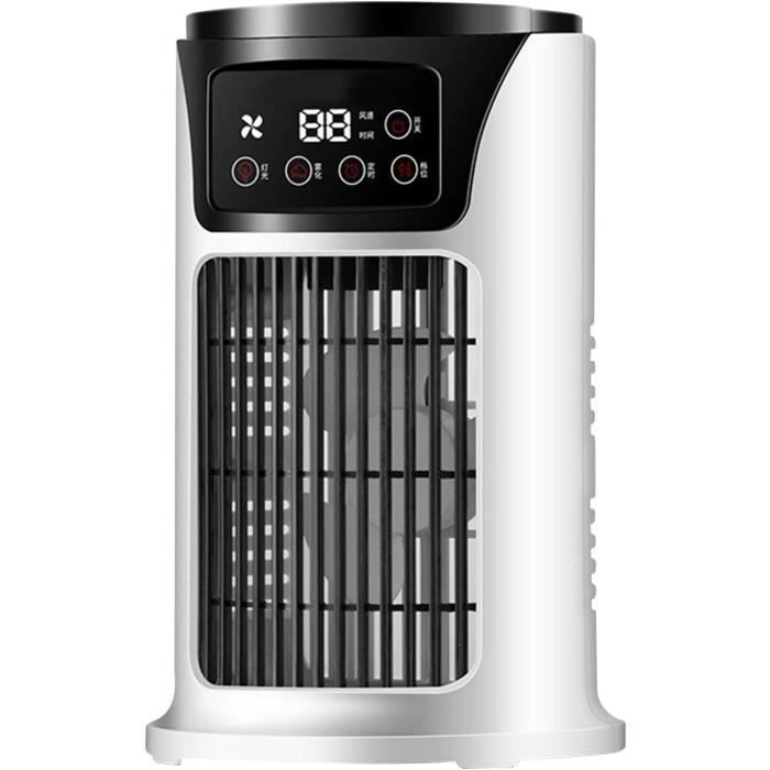 Climatiseur Mobile 5,2L – Ventilateur, Humidificateur, Minuterie 24h, Télécommande, Pour Chambre Ou Bureau