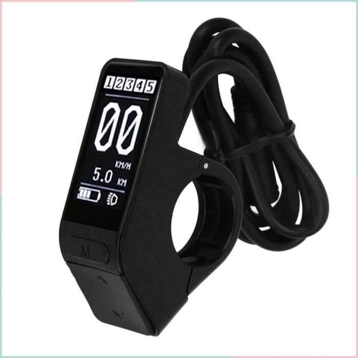 Écran LCD Pour Vélo électrique – Compatible 24V/36V/48V/60V, étanche, Trou De Montage 31,8 Mm
