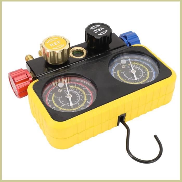 Jauges Manomètres Numérique Réfrigération 3 Voies - Pour R1234yf, R134a, R410a…