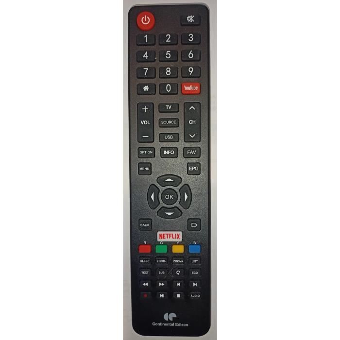Telecommande Televiseur Continental Edison