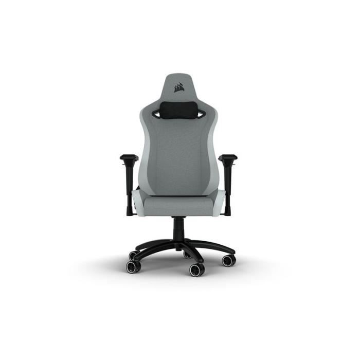 Fauteuil gaming Corsair TC200 Fabric - CORSAIR - Gris clair - Tissu doux - Réglable en hauteur - Avec accoudoirs Fauteuil gaming Corsair TC200 Fabric - CORSAIR - Gris clair - Tissu doux - Réglable en hauteur - Avec accoudoirs