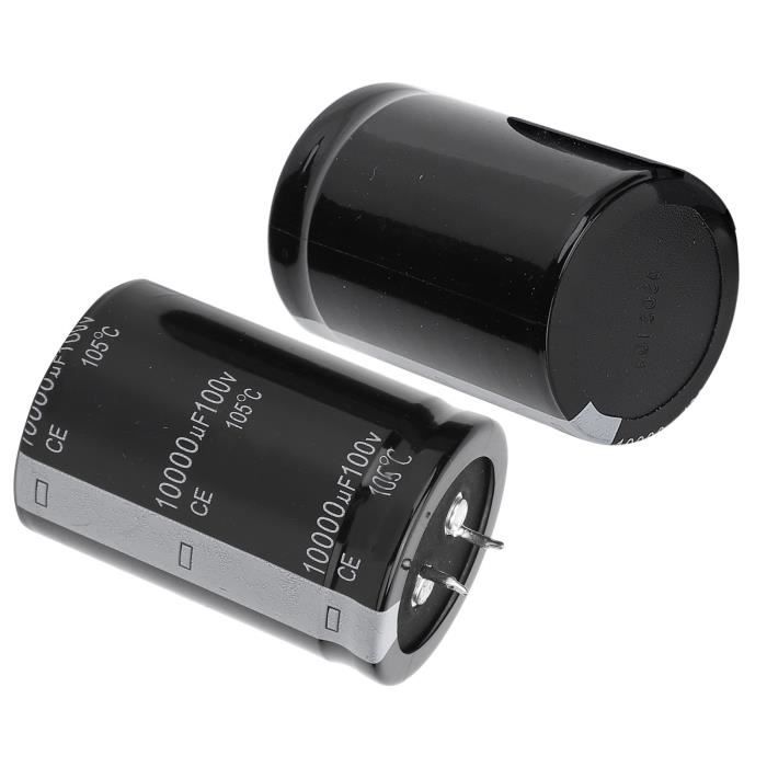 2 Stück 10000uF 100V Elektrolytkondensator - 35x50mm Snap-In Für Elektronik