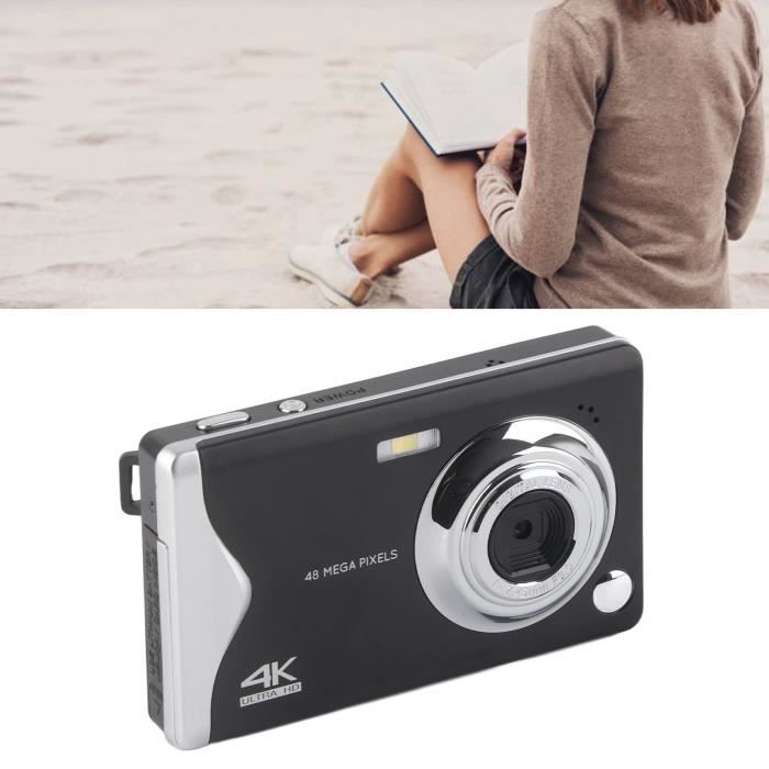 Appareil Photo Numérique 5K 64MP - Zoom 16x, écran Orientable 180° - Capteur CMOS F1.8, Léger 500g - Kit YouTube/Instagram (carte 32 Go + 2 Batteries)