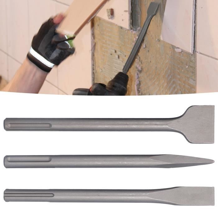 Coffret De 6 Burins SDS-Plus Pour Béton, Carrelage, Pierre, Burin Plat 40CR Pour Carreleurs Marteau Perforateur Burin A Percussion 98721313 Coffret De 6 Burins SDS-Plus Pour Béton, Carrelage, Pierre, Burin Plat 40CR Pour Carreleurs Marteau Perforateur Burin A Percussion 98721313