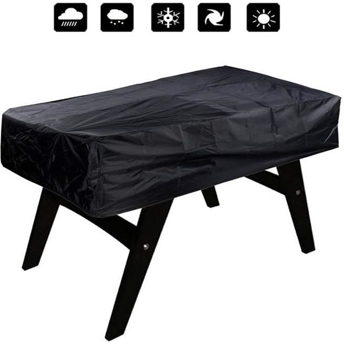 Housse De Protection Imperméable Pour Baby-foot 160x115x50 Cm - Tissu Oxford Résistant, Avec Sangles