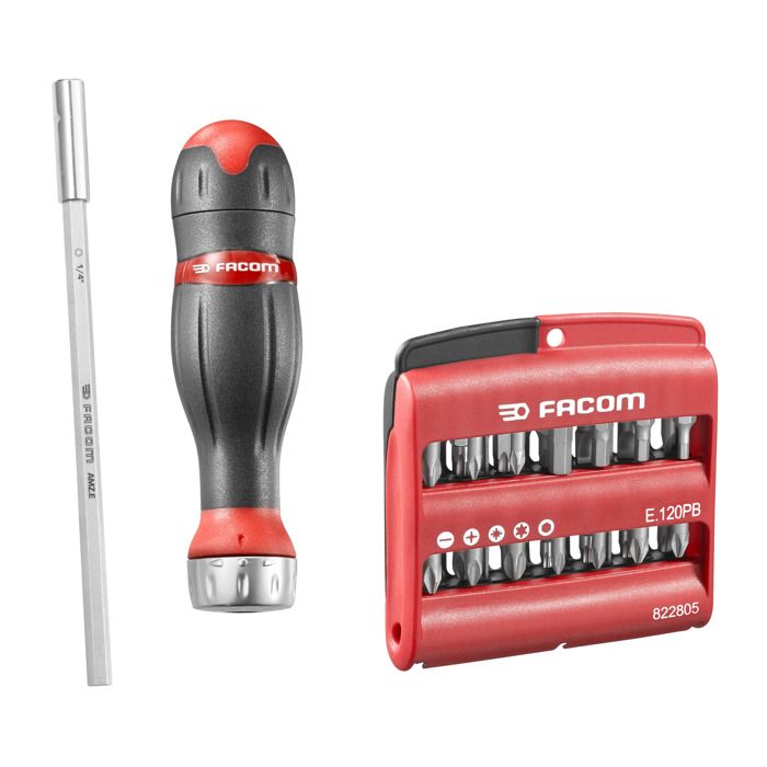 Facom Tournevis 3 en 1 PROTWIST - Standard - Protection électrique