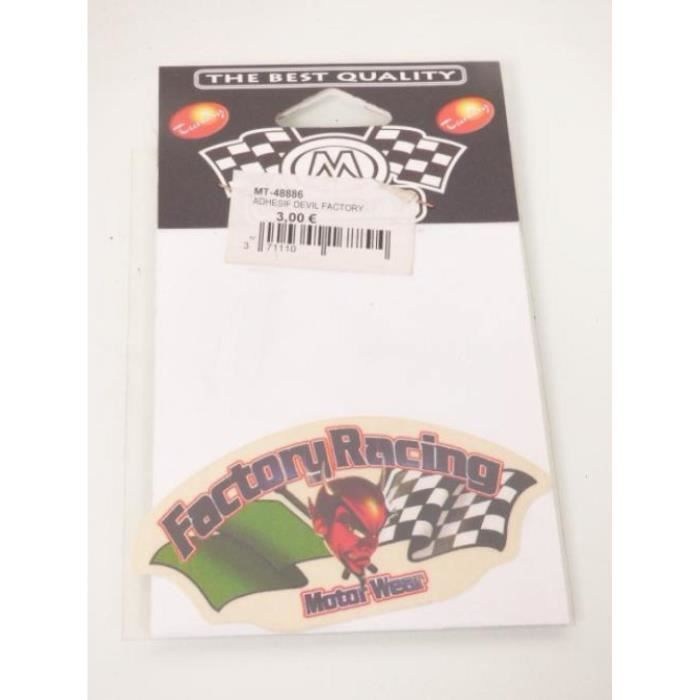 Autocollant - GENERIQUE - MERYT devil factory racing demon f1 - Noir ...