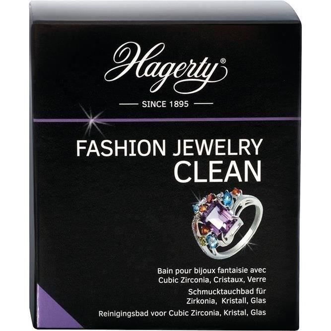 Hagerty - Nettoyant bijoux fantaisie avec zirconium, cristal ou verre - bain 170 ml