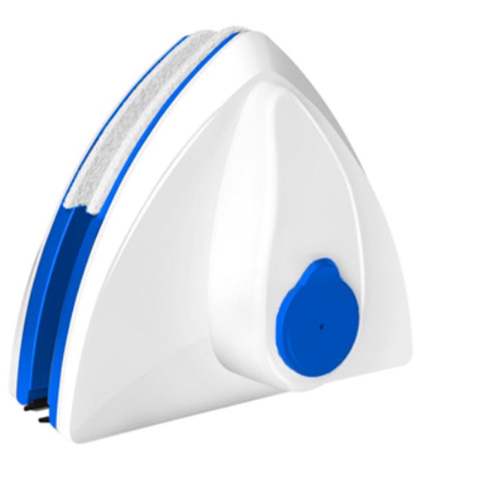 INF Nettoyeur de vitres magnétique double face Bleu