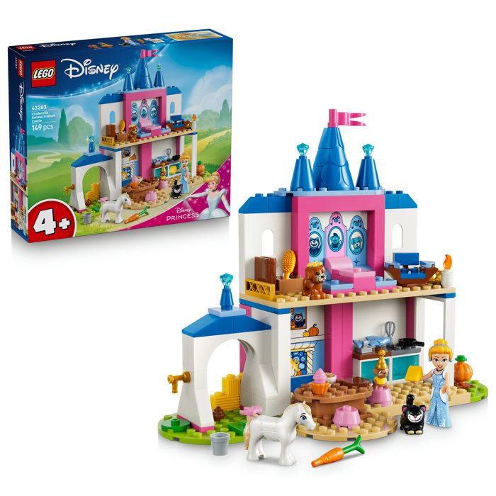 LEGO Disney Princess Château de Cendrillon et ses Amis Animaux 43283 - vue 3