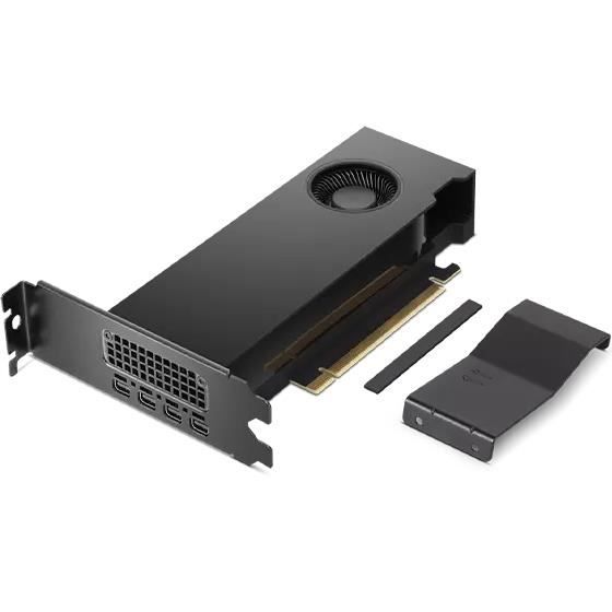 NVIDIA RTX A2000 - Carte graphique - RTX A2000 - 12 Go GDDR6 - PCIe 4.0 x16 - 4 x Mini DisplayPort - OEM - boîtier marron - pour Thi