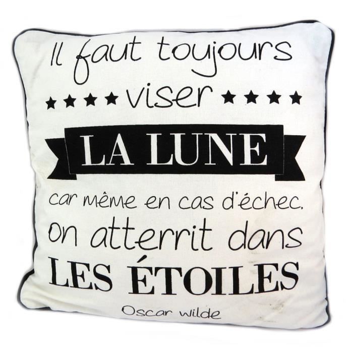 Coussin Createur Citations Beige Il Faut Toujours Viser La Lune 38 Cm P1428 Cdiscount Maison Coussin Createur Citations Beige Il Faut Toujours Viser La Lune 38 Cm P1428 Cdiscount Maison