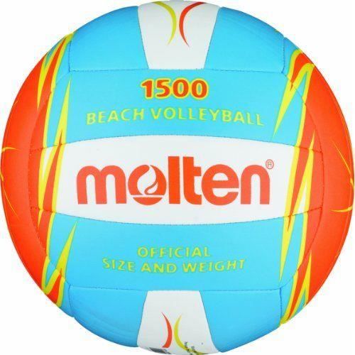 Molten Beach Volley-Ball V5B1500 Bleu//Rouge