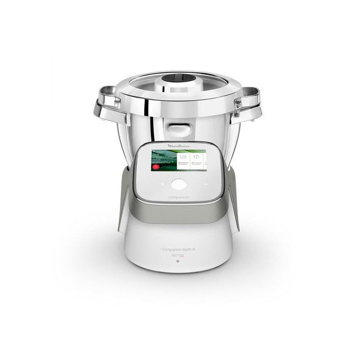 Robot cuiseur Moulinex I-Companion Touch XL HF938E00 1550 W Blanc et Argent