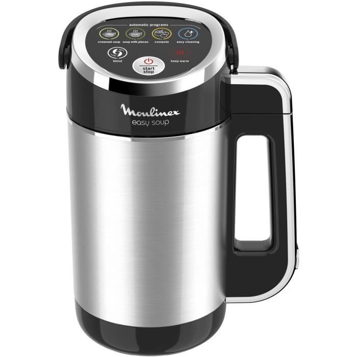 MOULINEX LM841810 SOUP MAKER - Blender chauffant Easy Soup 1.2 L - Inox -  Cdiscount Electroménager