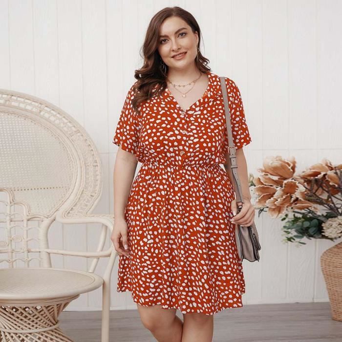robe fleuri grande taille