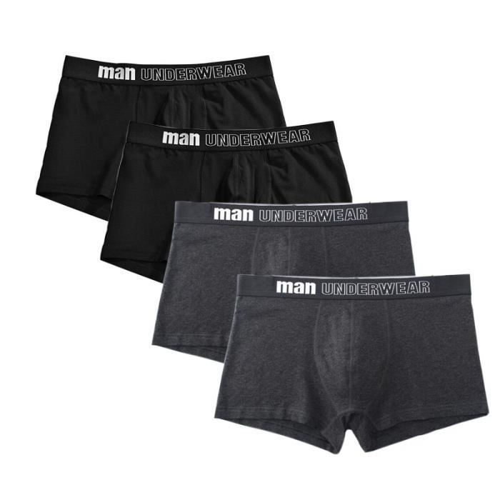 Lot de 4 boxers homme en coton Classic Pierrecardin - Noir - - 17.90