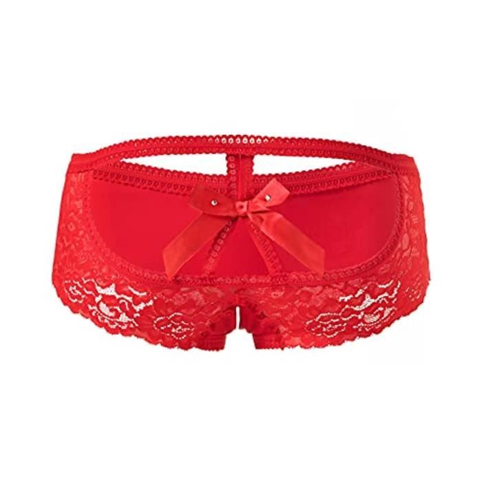 Soutien gorge dentelle rouge avec armatures 115F lingerie femme grande