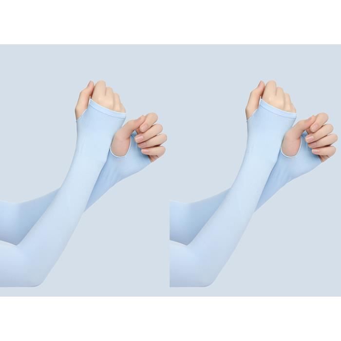 Sports Plein Air Gants Anti-UV BOARDFEB Pour Femme - 3 Paires - Protection Solaire Longue Et Tactile - UPF 50 Gants Longs Conduite Sport